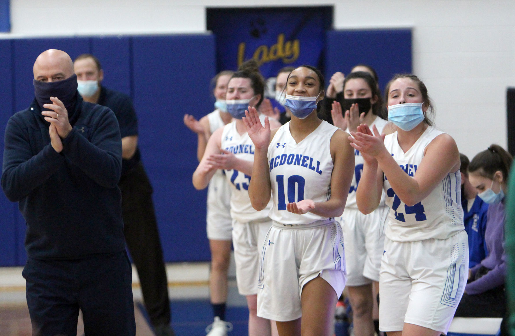 Eau Claire Regis at McDonell girls basketball 12-29-20